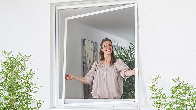 Fliegengitter, für Fenster, mit Aluminiumrahmen, gut licht- und  luftdurchlässig online günstig kaufen