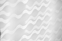 Doppelrollos Detailansicht von Design LOKI mit kleinen Wellen als Muster