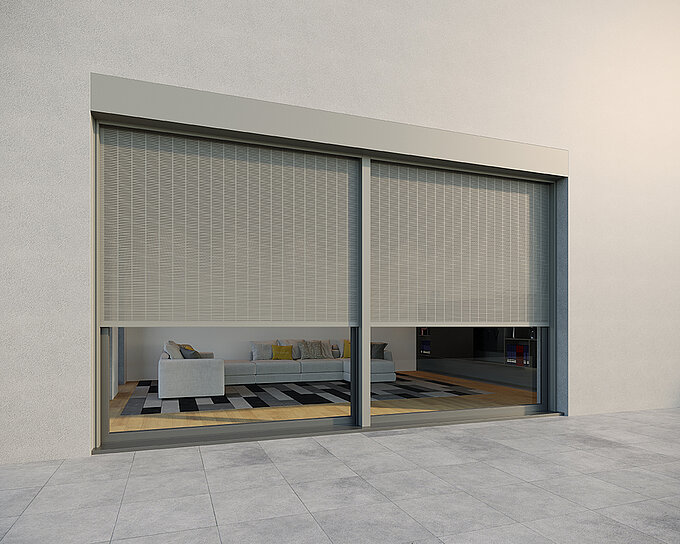 MHZ S_Onro Grau Aluminium Vorbaukasten