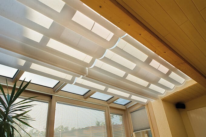 Interior & exterior conservatory shades